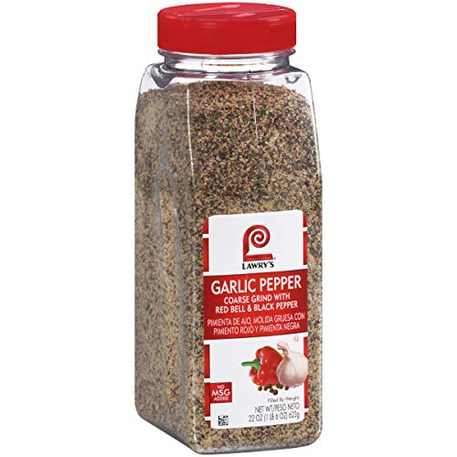 Lawrys Garlic Pepper Coarse Grind With Parsley, Culinary Spice,