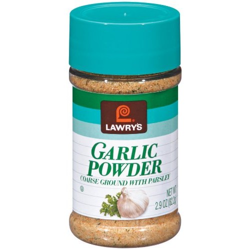 Lawrys Garlic Powder Coarse Ground With Parsley 2.9-Ounce Shake