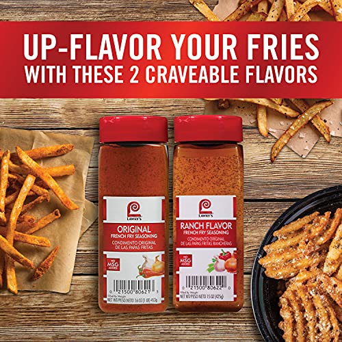 Lawrys Ranch Flavor French Fry Seasoning, 15 Oz