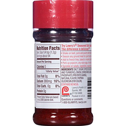 Lawrys Seasoned Salt, 4 Oz