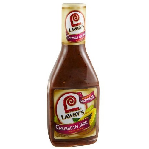 Lawrys 30-Minute Marinade, Caribbean Jerk With Papaya Juice, 12