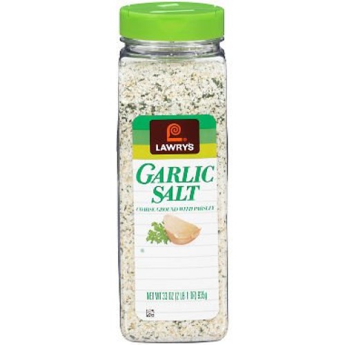 Lawrys Garlic Salt, Coarse Ground With Parsley, 33 Oz Pack Of 2