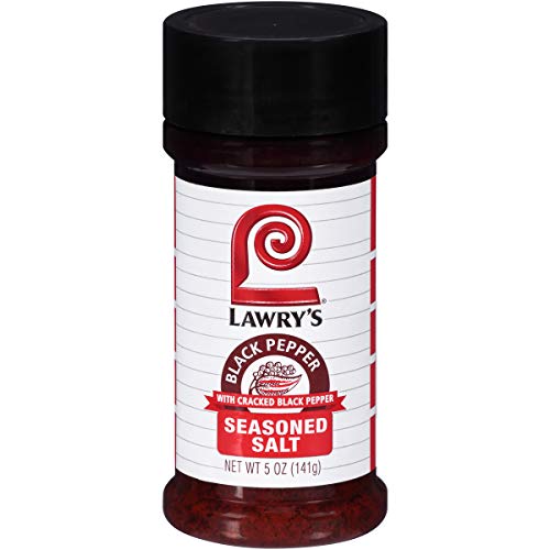 Lawrys Black Pepper Seasoned Salt Shaker, 5 Oz Pack Of 3