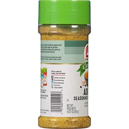 Lawrys Casero Adobo With Pepper, 14.37 Oz 2 Count Pack Of 1