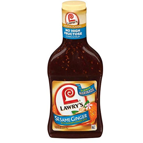 Lawrys, Sesame Ginger Marinade, 12oz Bottle Pack of 3