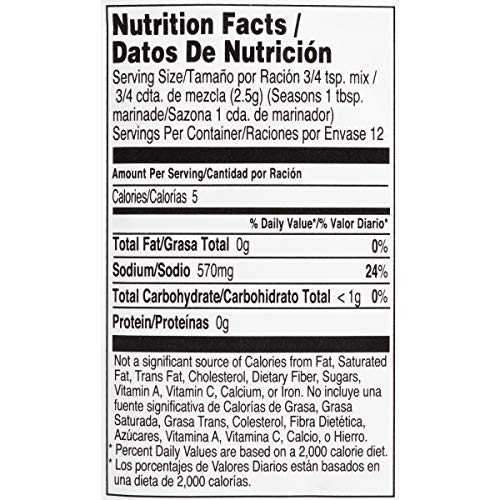 Lawrys Tenderizing Beef Marinade Spices & Seasonings Mix, 1.06 ...