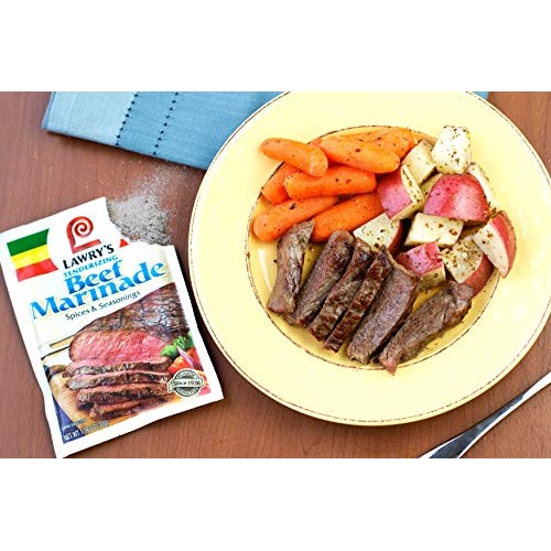 Lawrys Tenderizing Beef Marinade Spices & Seasonings Mix, 1.06 ...