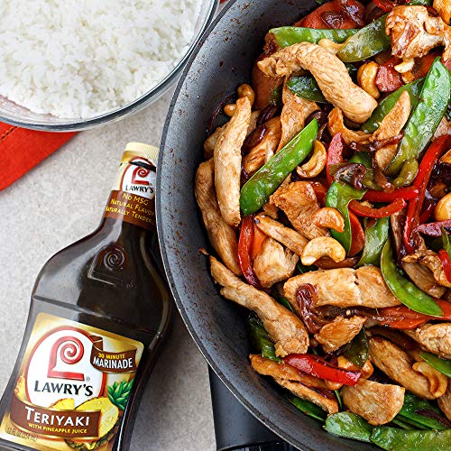 Lawrys Teriyaki With Pineapple Marinade, 12 Fl Oz Pack Of 6