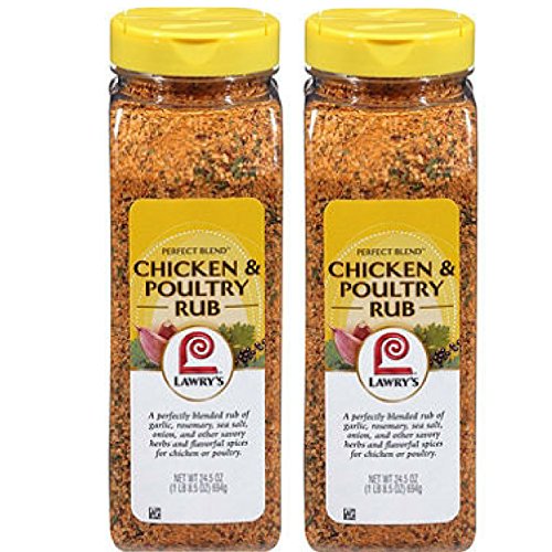 Lawrys Perfect Blend Chicken Rub And Seasoning, 24.5 Oz 24.5 Oz