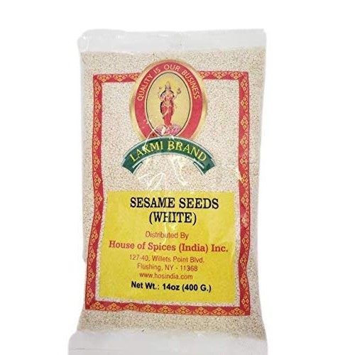 Laxmi All-Natural White Sesame Seeds - 14Oz