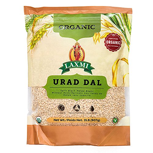 Laxmi Organic Urad Dal Unhusked Black Lentils - Traditional In