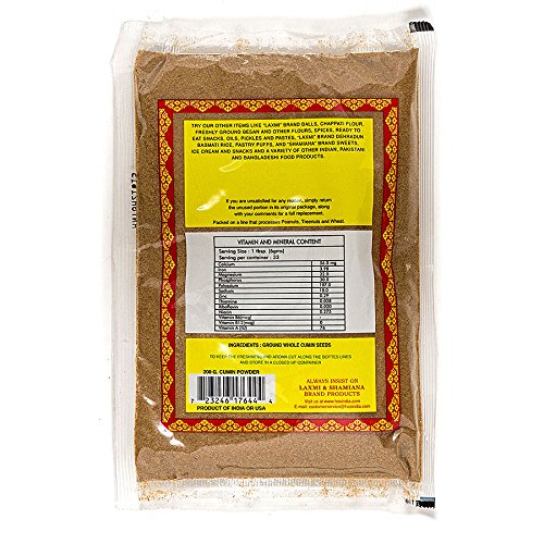 Laxmi All-Natural Dried Cumin Powder - 7 Ounce