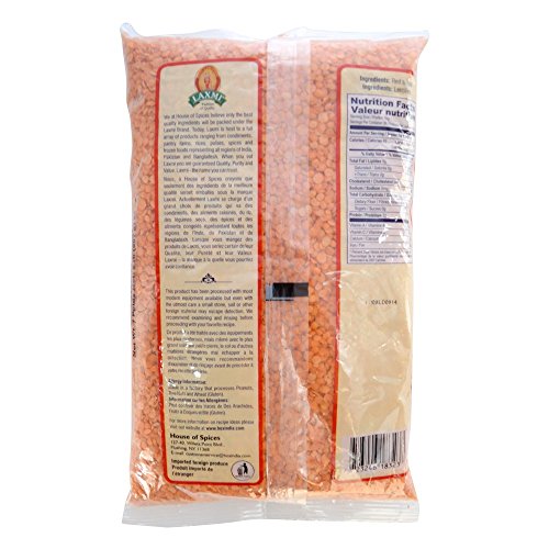 Laxmi Masoor Football Dal - Traditional Red Lentils - 4Lbs