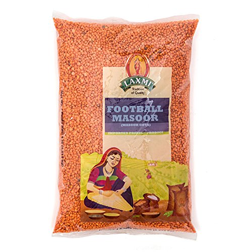 Laxmi Masoor Football Dal - Traditional Red Lentils - 4Lbs