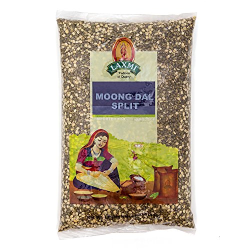 Laxmi Moong Dal Split Mung Beans, 4 Pounds
