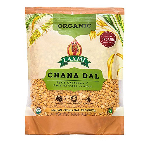 Laxmi Organic Chana Dal Baby Chickpeas, 2Lbs