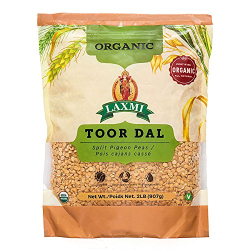 Laxmi Organic Toor Dal, Traditional Indian Split Yellow Peas - 2