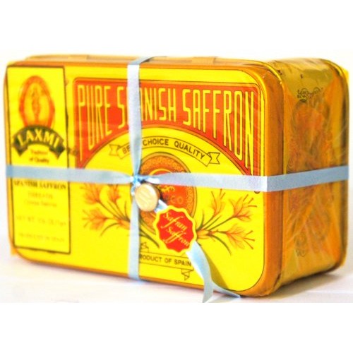 Laxmi Pure Spanish Saffron - 1Oz 28.35G Tin