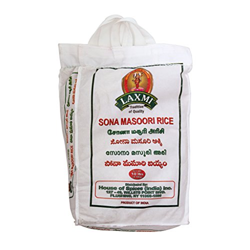Laxmi Sona Masoori Rice &Amp; Laxmi Toor Dal Bundle - 10Lb Rice And