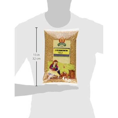 Laxmi Toor Dal, Traditional Indian Split Yellow Peas - 4Lb Bag