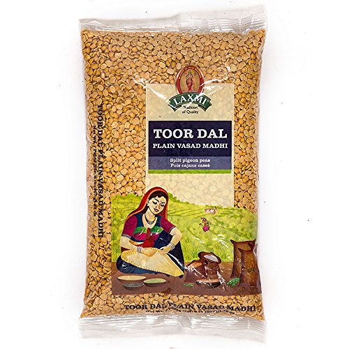 Laxmi Toor Dal, Traditional Indian Split Yellow Peas - 2Lb Bag
