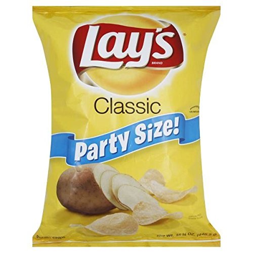 Lays Potato Chips Classic Party Size 15.75 Oz Bag