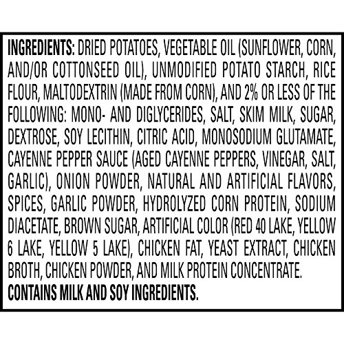 Lays Stax Buffalo Wings &Amp; Ranch Flavored Potato Crisps, 5.5 Ounce