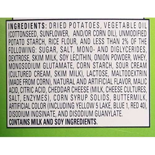 Lays Stax Sour Cream &Amp; Onion Flavored Crisp 5.5 Oz Pack Of 3