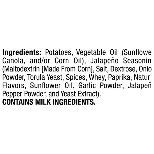 Lays Kettle Cooked Jalapeño Flavored Potato Chips, 8 Ounce