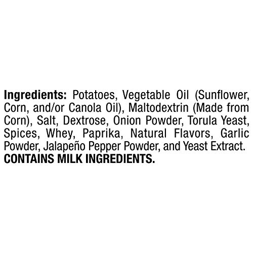 Lays Kettle Cooked Potato Chips, Jalapeno, 8Oz Bag