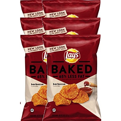 Lays Oven Baked Barbecue Potato Crisps Gluten Free Snacks 6.25