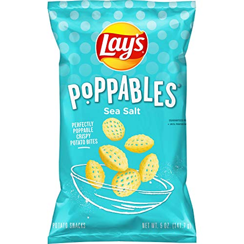 Lays Poppables Potato Snacks, Sea Salted, 5 Ounce
