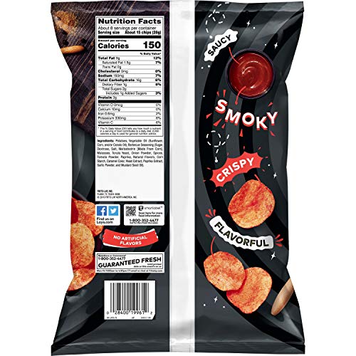 Lays Potato Chips, Barbecue Flavor, 7.75Oz Bag Packaging May V
