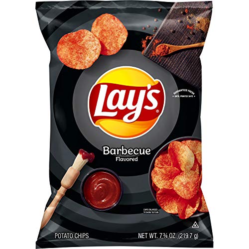 Lays Potato Chips, Barbecue Flavor, 7.75Oz Bag Packaging May V