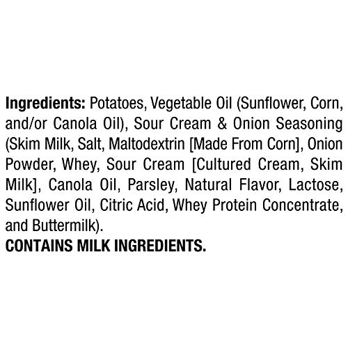 Lays Potato Chips, Sour Cream &Amp; Onion Flavor, 7.75Oz Bag Packa