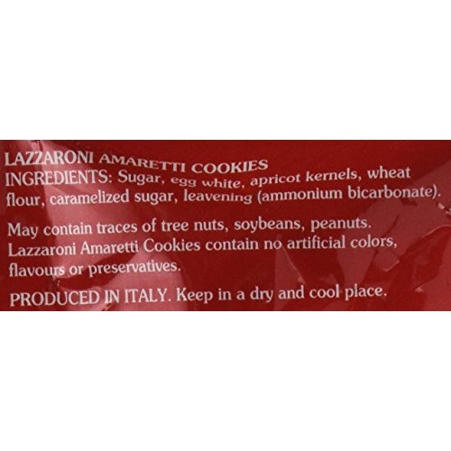 Amaretti Cookie Snaps By Lazzaroni 7 Ounce