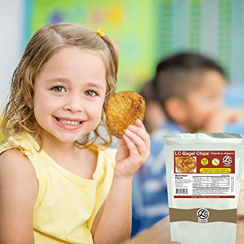 Low Carb Chipotle Jalapeno Bagel Chips | Spicy Flavor Fresh Bake...
