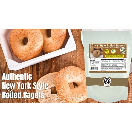 Low Carb Foods NY Style Sesame Seed Bagels | High Protein Fresh ...