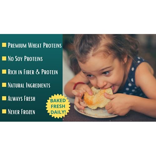 Low Carb Foods NY Style Sesame Seed Bagels | High Protein Fresh ...