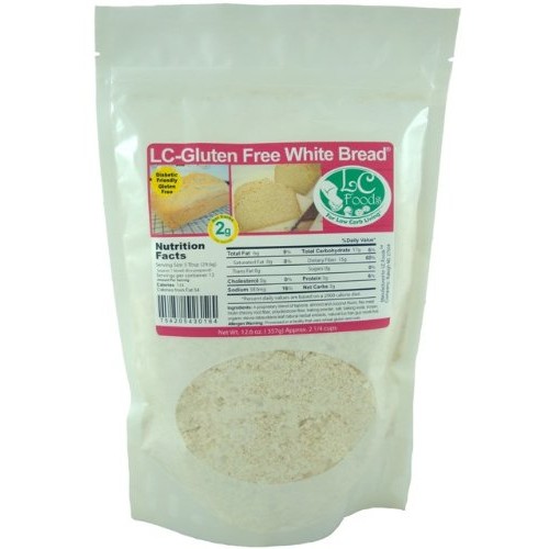 Low Carb Gluten Free White Bread Mix - Lc Foods - All Natural -