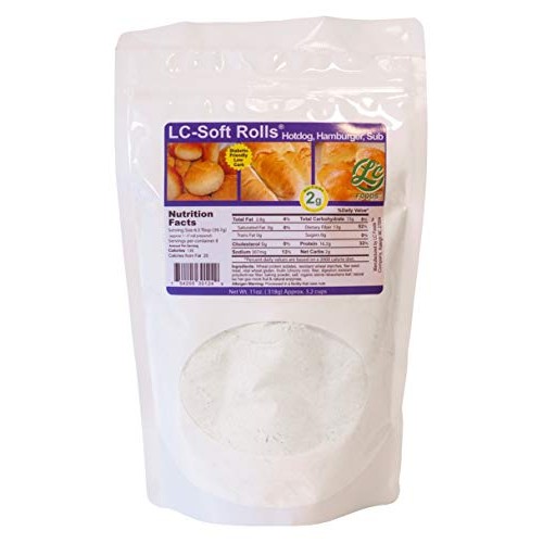 New &Amp; Improved! Low Carb Soft Bread Rolls Mix - Lc Foods - All N