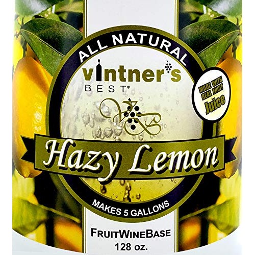 Vintners Best Fruit Wine Base 128Oz Jug - Hazy Lemon