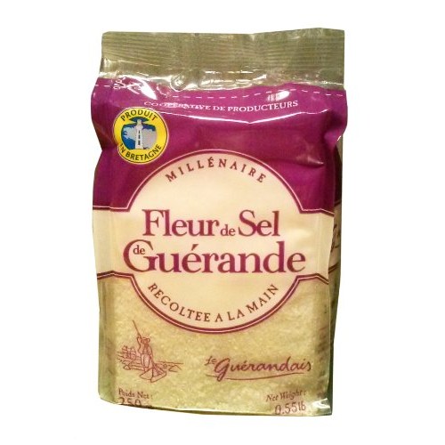 Guerande Fleur De Sel Sea Salt - Large Refill Bag 8.8Oz