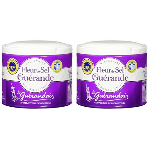 Guerande Fleur De Sel Sea Salt,4.4 Oz, Pack Of 2