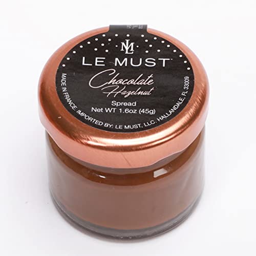 Le Must All Natural Chocolate Hazelnut Spread Mini Glass Bottle ...