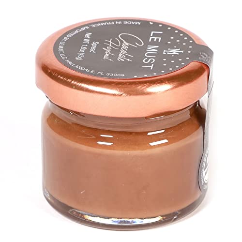 Le Must All Natural Chocolate Hazelnut Spread Mini Glass Bottle ...