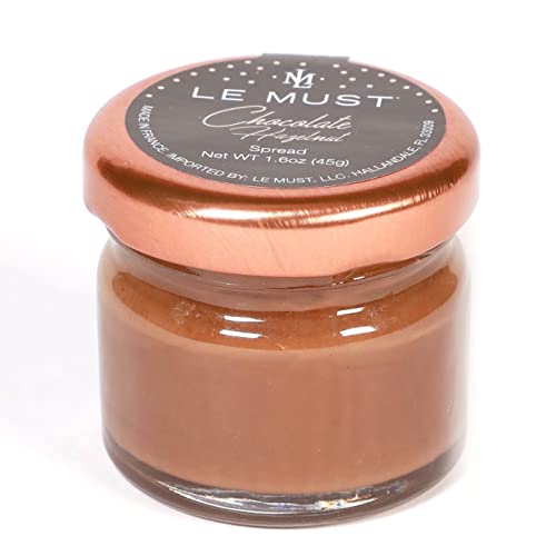 Le Must All Natural Chocolate Hazelnut Spread Mini Glass Bottle ...