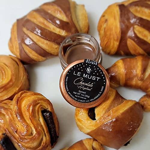 Le Must All Natural Chocolate Hazelnut Spread Mini Glass Bottle ...