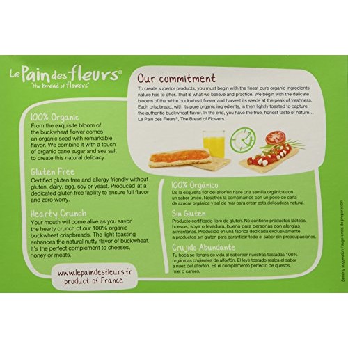 Le Pain Crispbread Buckwheat 4.41 Oz Pack Of 6