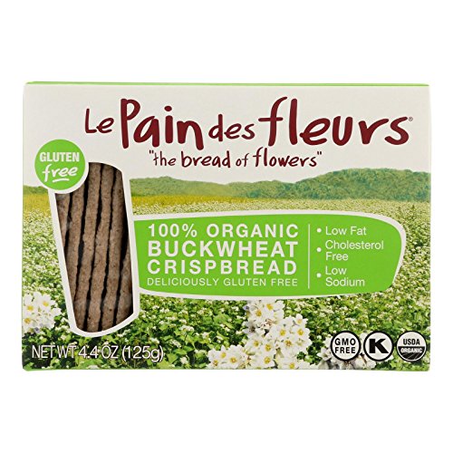 Le Pain Des Fleurs Crispbread, Buckwheat, 4.4 Ounce